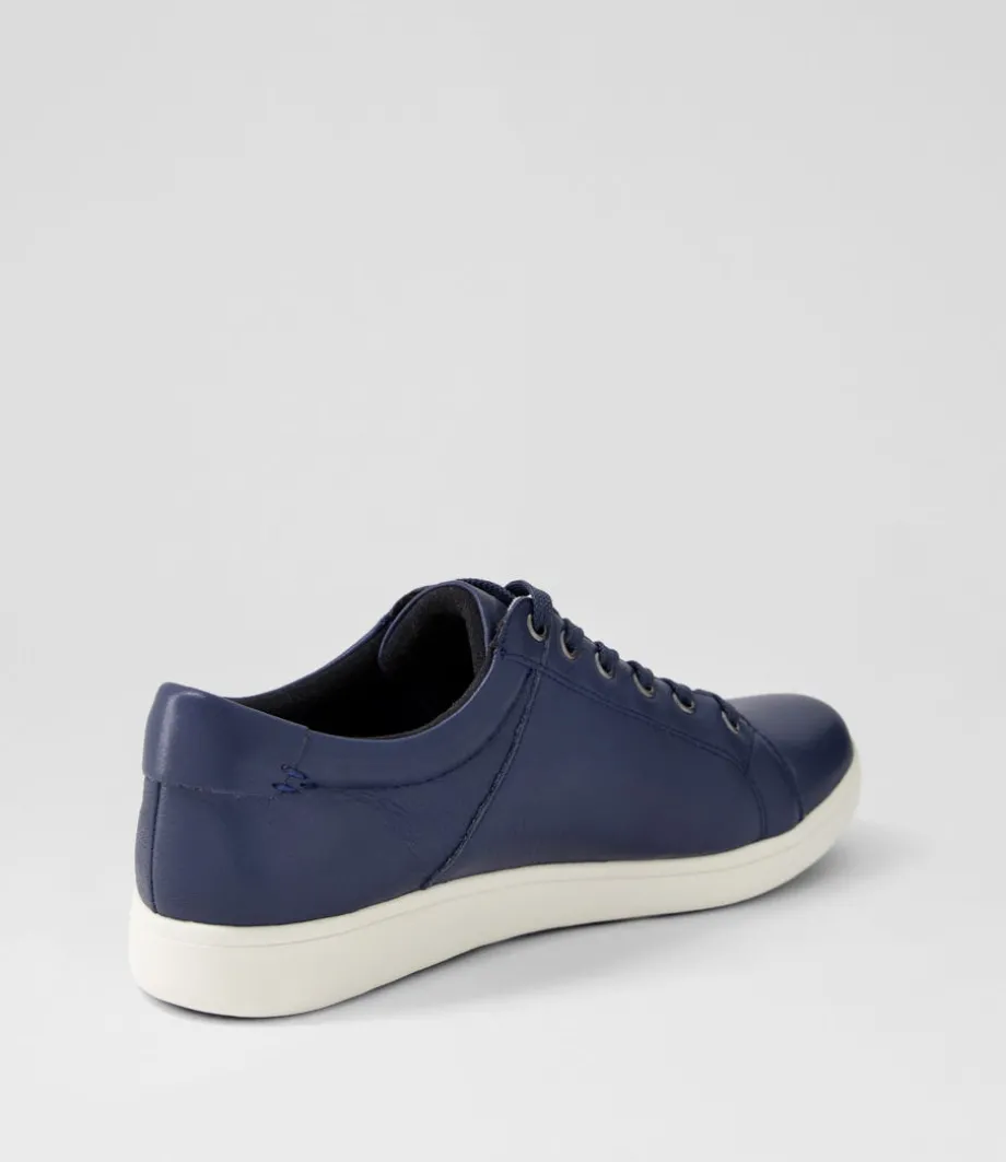 Delilah Xf Navy Leather Sneakers