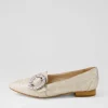 Denira Silver Wash Woven Loafers