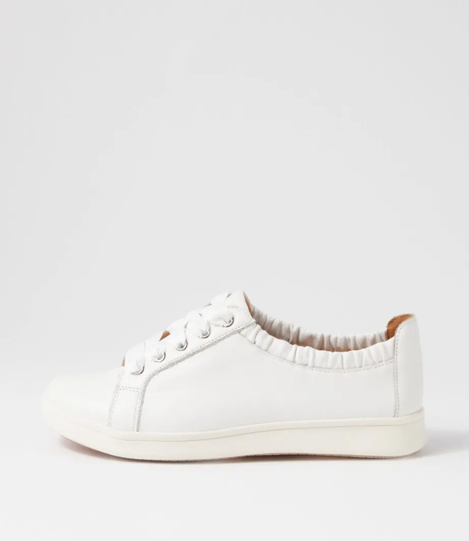 Doha Xf White Leather Sneakers