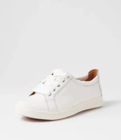 Doha Xf White Leather Sneakers