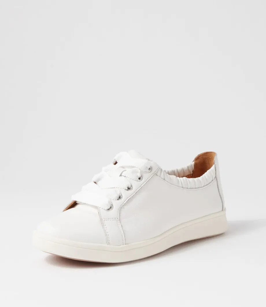 Doha Xf White Leather Sneakers