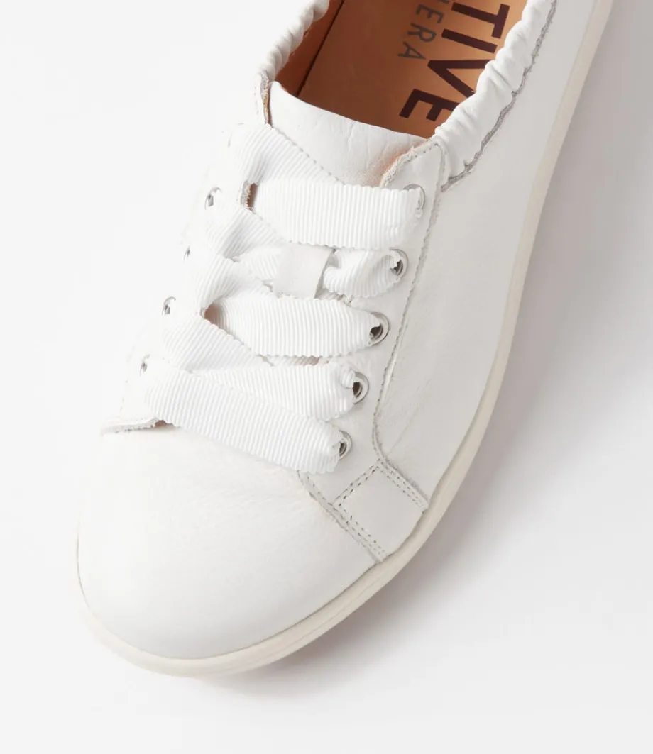 Doha Xf White Leather Sneakers