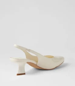 Domina Ivory Patent Leather Heels