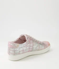 Donat Light Pink Iridescent Pony Sneakers