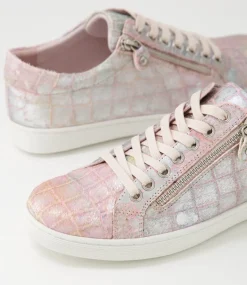 Donat Light Pink Iridescent Pony Sneakers