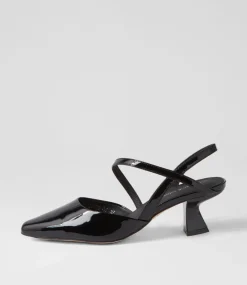 Dovie Black Patent Leather Heels