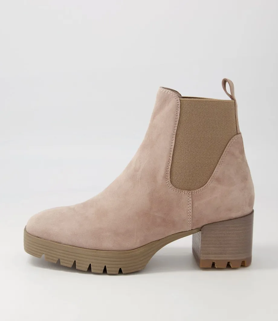 Dunkan Mushroom Suede Chelsea Boots
