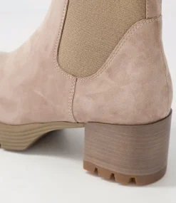 Dunkan Mushroom Suede Chelsea Boots