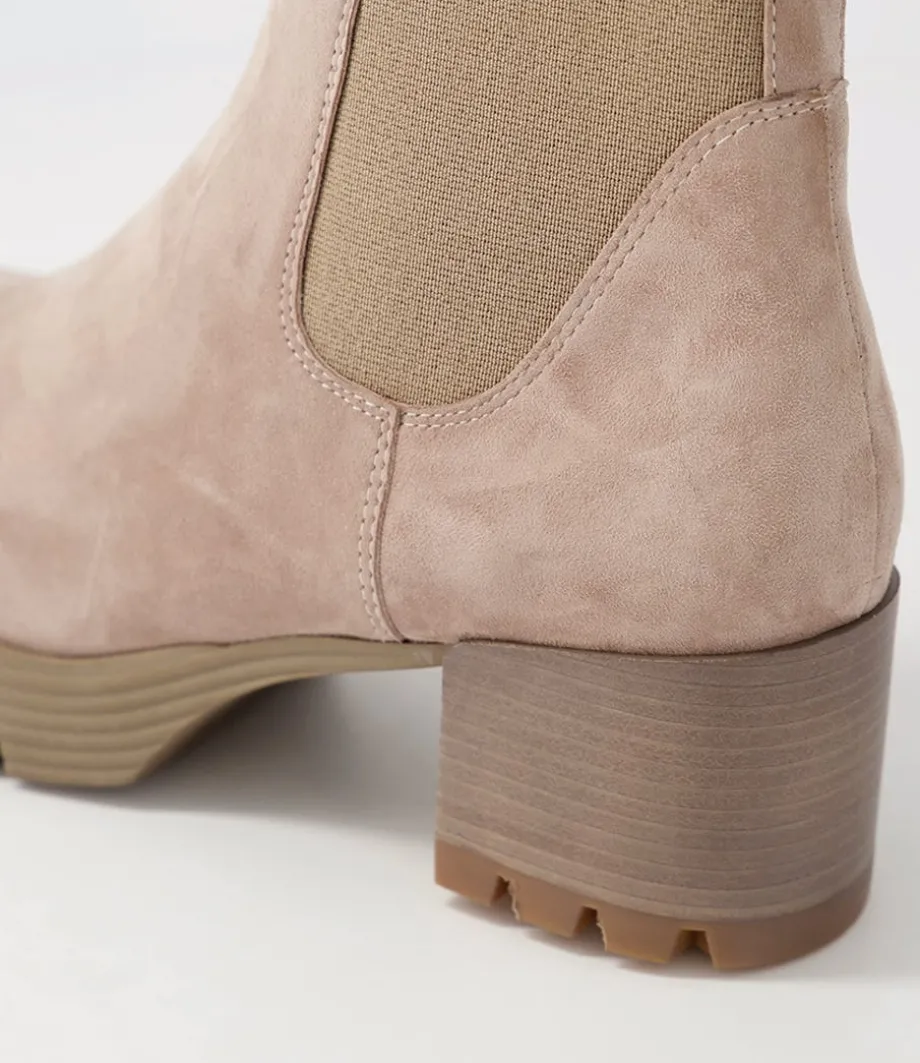 Dunkan Mushroom Suede Chelsea Boots