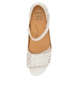 Dusty W White Leather