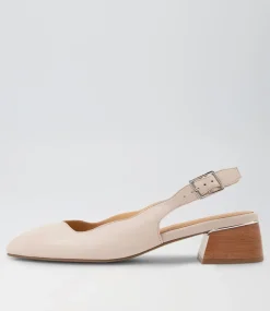 Ebbiez W Nude Leather Heels