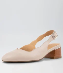 Ebbiez W Nude Leather Heels