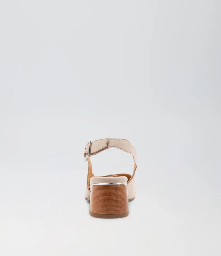 Ebbiez W Nude Leather Heels