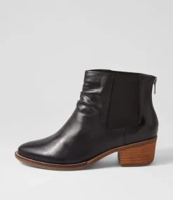 Eltham Xf Black Leather Chelsea Boots