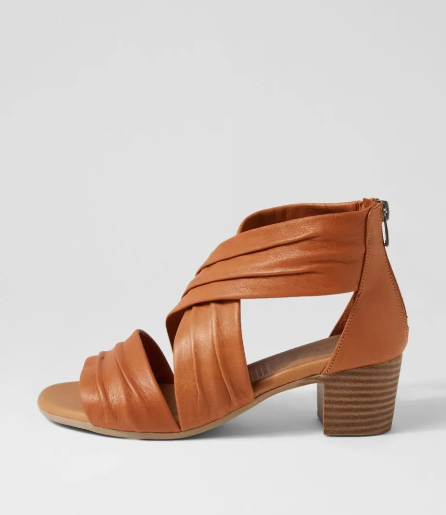 Enko Tan Leather Sandals