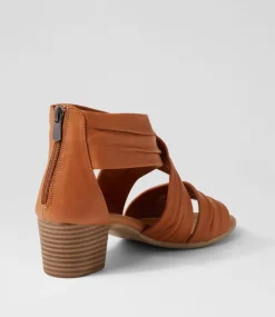 Enko Tan Leather Sandals