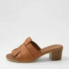Enom Tan Leather Sandals