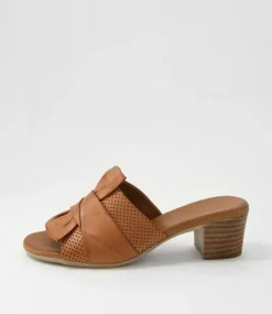 Enom Tan Leather Sandals