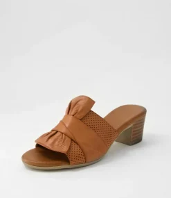 Enom Tan Leather Sandals