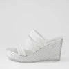 Enrica Silver Vinylite Sandals