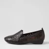 Errin Black Leather Loafers
