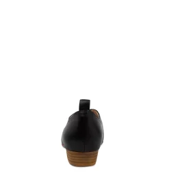 Esker Black Leather Slip-On Shoes Nh