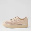 Fabia Nude Jewels Leather Sneakers