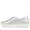 Faif Silver Leather Sneakers