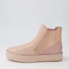 Famelia Cafe Pink Multi Chelsea Boots
