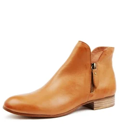 Faye Dk Tan Leather