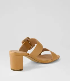 Feebies Dark Tan Leather Sandals