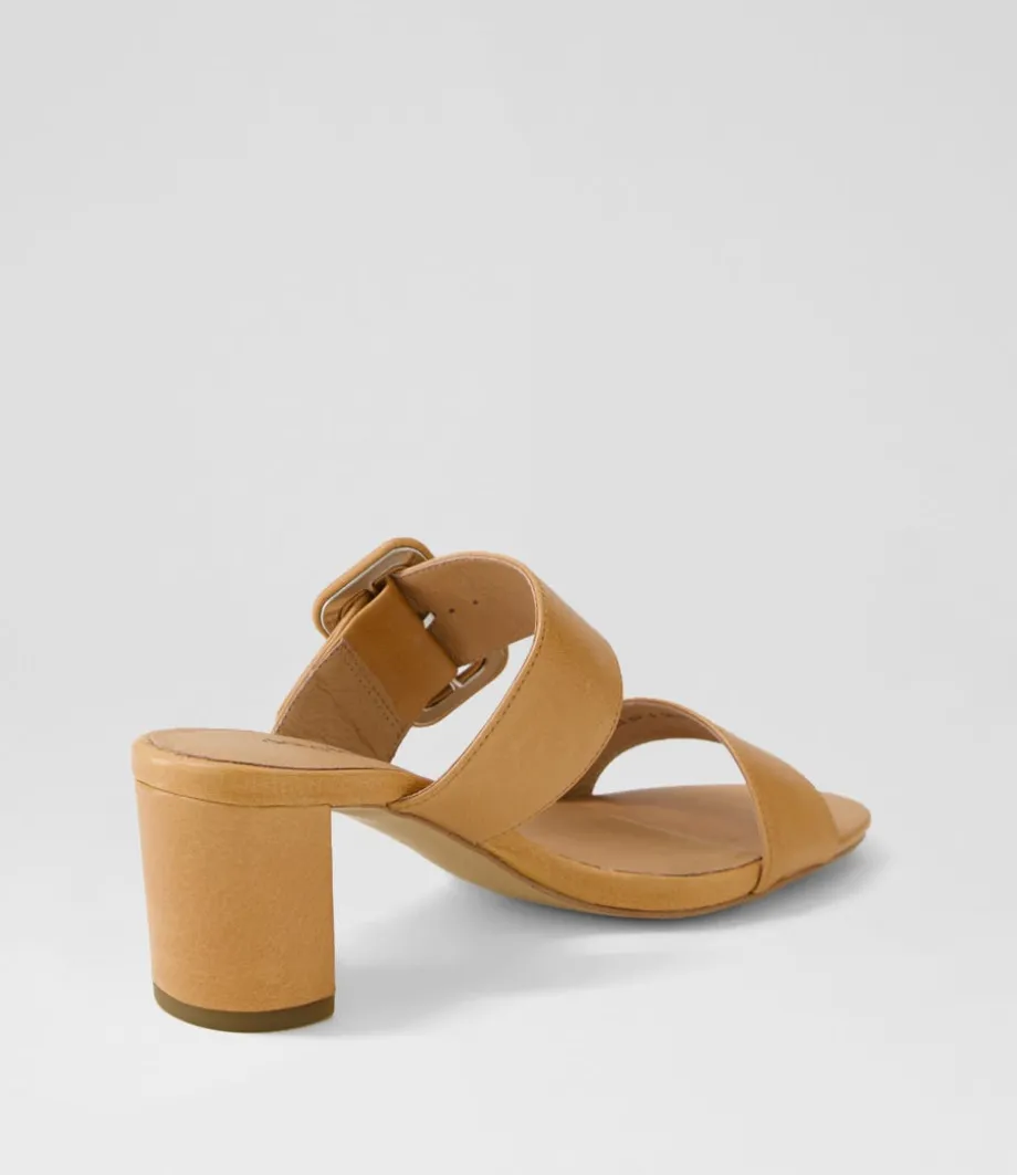 Feebies Dark Tan Leather Sandals