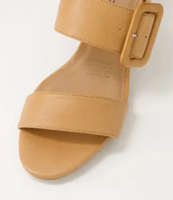 Feebies Dark Tan Leather Sandals