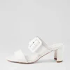 Feebies White Leather Sandals