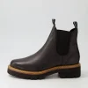 Femi Black Tumble Leather Chelsea Boots