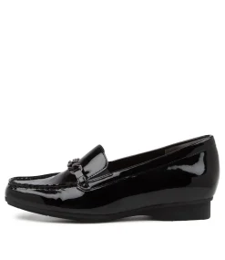 Fenders Xf Black Patent Leather Loafer