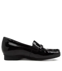 Fenders Xf Black Patent Leather Loafer