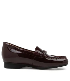 Fenders Xf Bordeaux Patent Leather Loafer