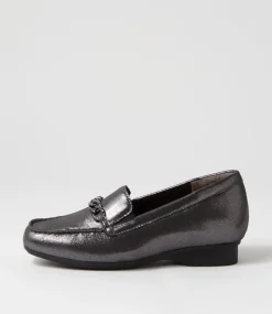 Fenders Xf Pewter Powder Leather Loafers