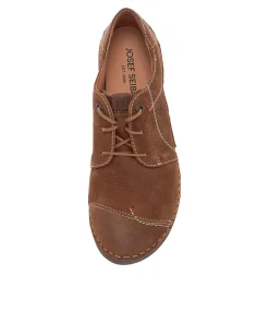Fergey 20 Castagne Leather Sneakers