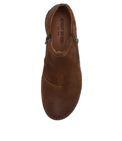 Fergey 94 Castagne Leather Ankle Boots