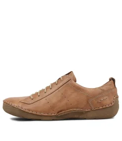 Fergey 56 Cognac Leather Flat Shoes