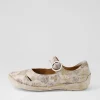 Fergey 80 Creme Multi Leather Mary Janes