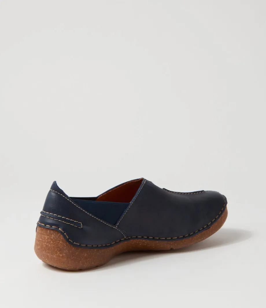 Fergey 69 Ocean Leather Flat Shoes