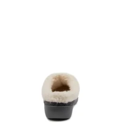 Fifi Xw Grey Fabric Slippers