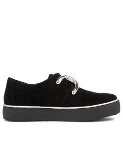 Filpy Black Suede Sneakers Black Sole