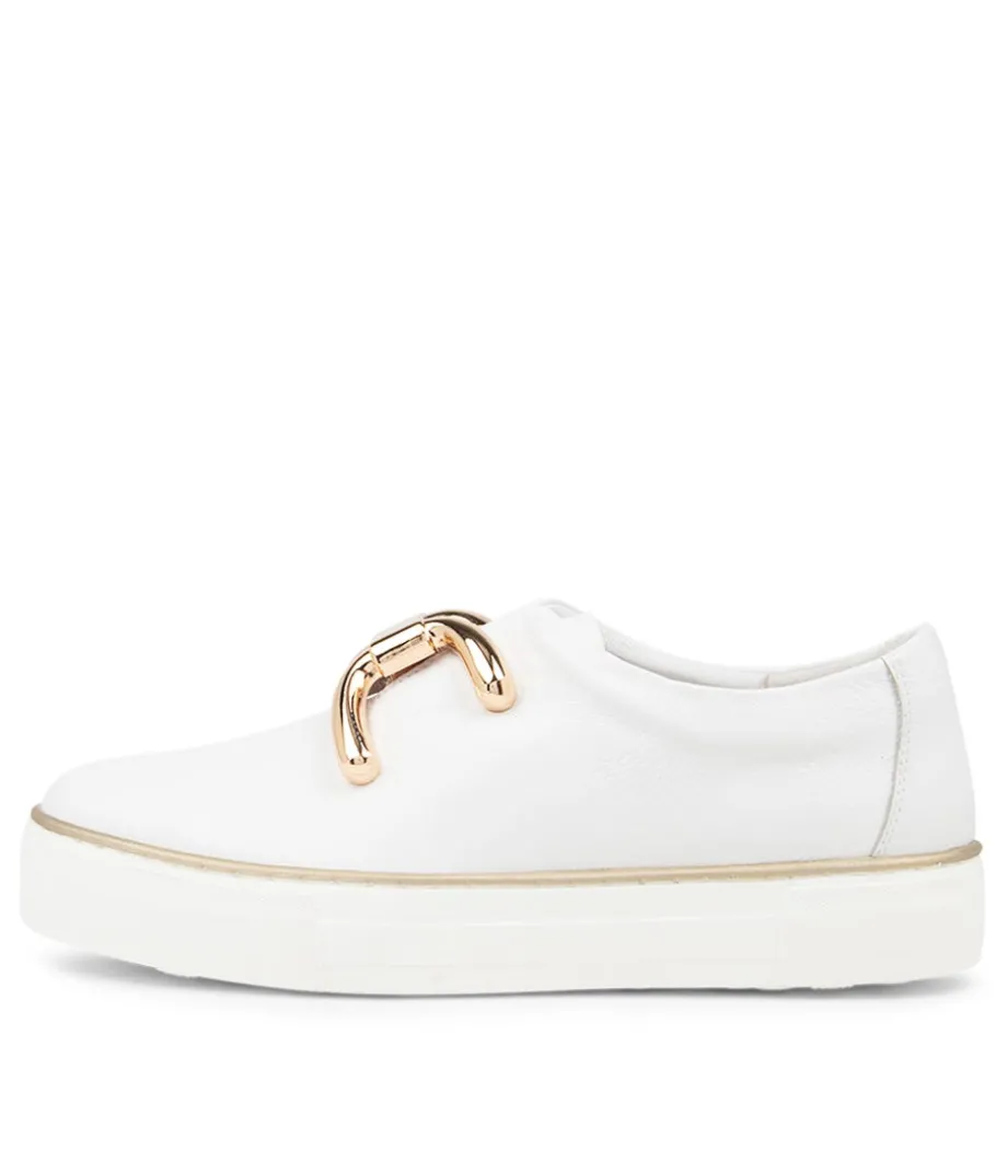 Filpy White Leather Sneakers