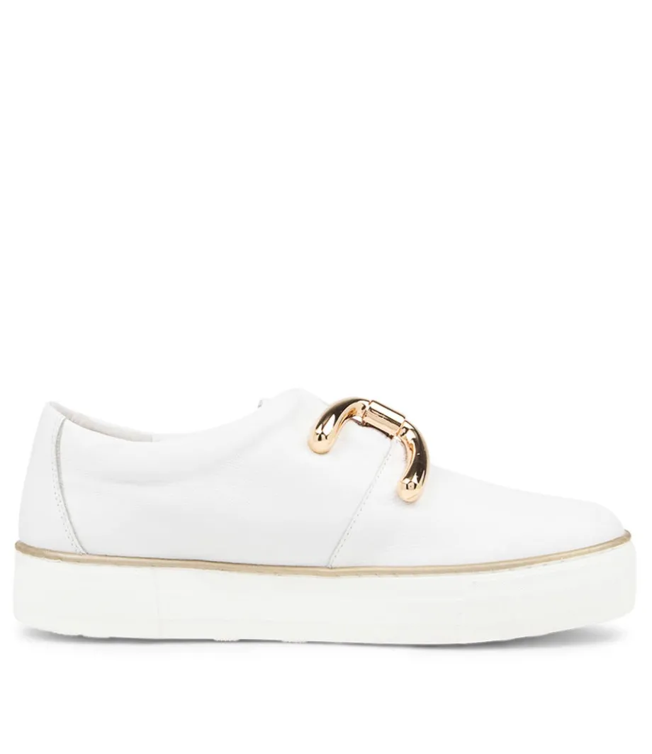 Filpy White Leather Sneakers