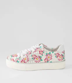 Finni Silver Fuchsia Multi Sneakers