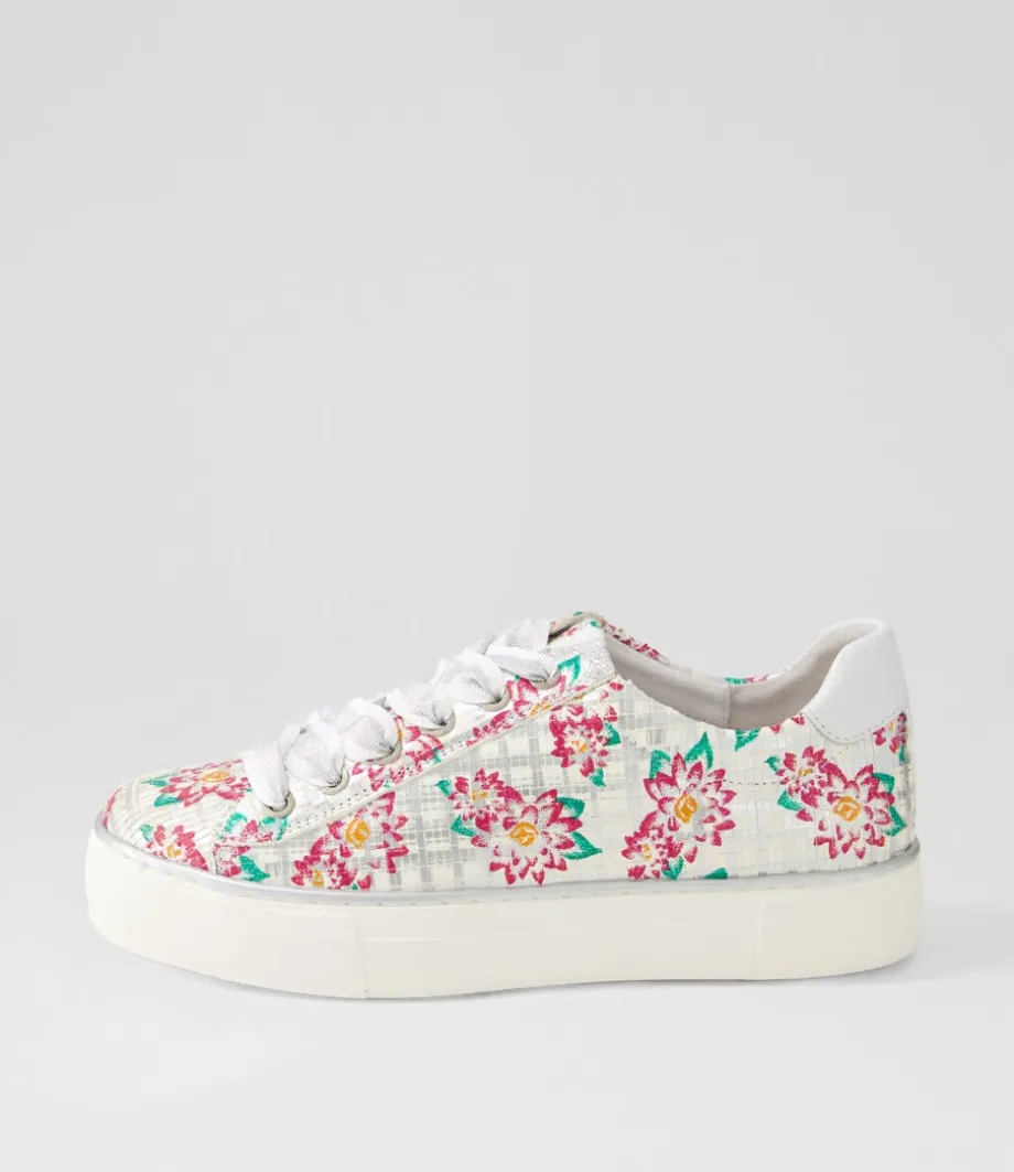 Finni Silver Fuchsia Multi Sneakers
